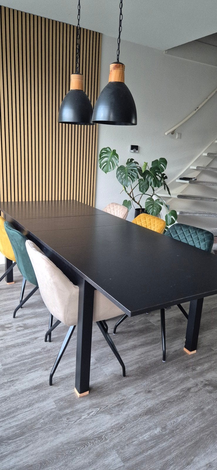 Eettafel uitschuifbaar tot max 240cm, Gebruikt, 200 cm of meer, Vijf personen of meer, Rechthoekig