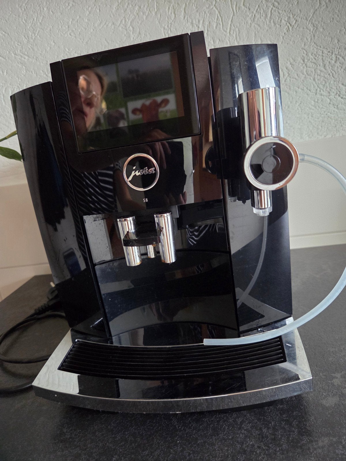 Jura S8 Koffiemachine - Zo goed als nieuw, Ophalen, 10 kopjes of meer, Koffiemachine, Koffiebonen