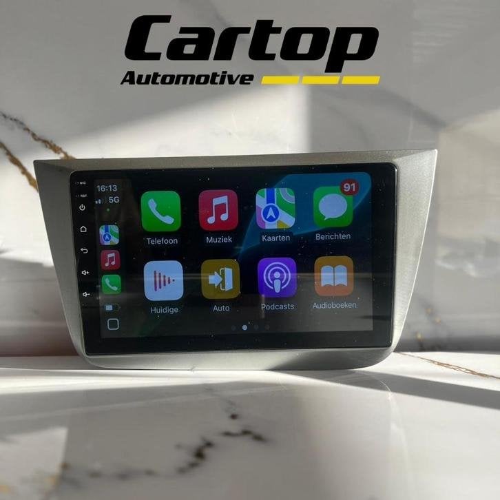 Seat Altea 2004-2015 Autoradio 9 Inch • CarPlay Android Auto, Auto diversen, Meridiaan 42, Zo goed als nieuw, Info@cartop-automotive.nl