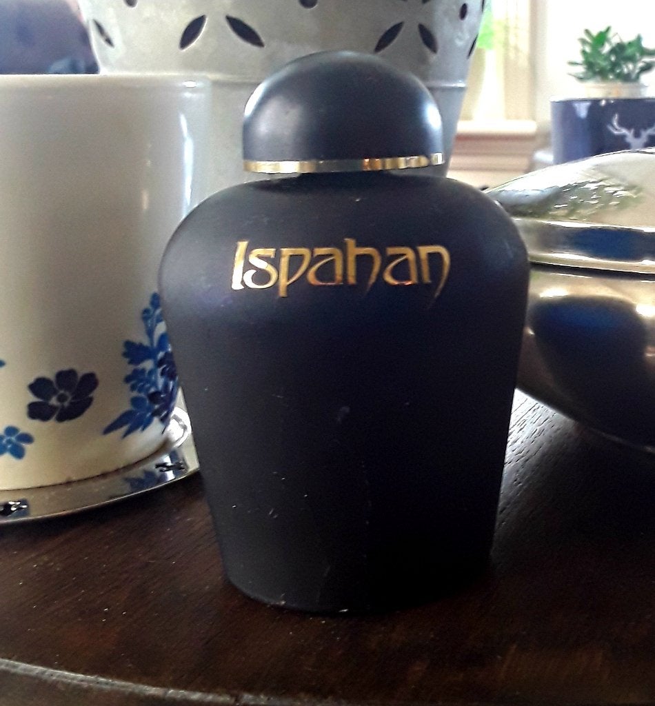 Parfumfles Ispahan (leeg!), Verzamelen, Parfumverzamelingen, Gebruikt, Parfumfles, Ophalen of Verzenden