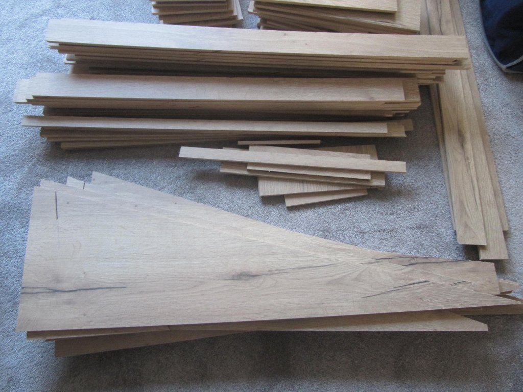 Restanten laminaat 0,8 mm dik NIEUW, 50 tot 150 cm, Nieuw, Ophalen of Verzenden, Minder dan 5 m²