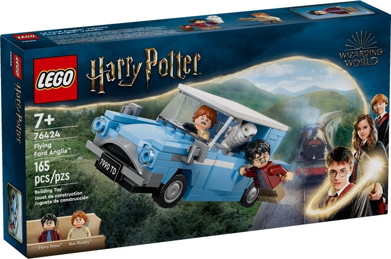 LEGO Harry Potter 76424 Flying Ford Anglia, Ophalen of Verzenden, Zo goed als nieuw, Lego