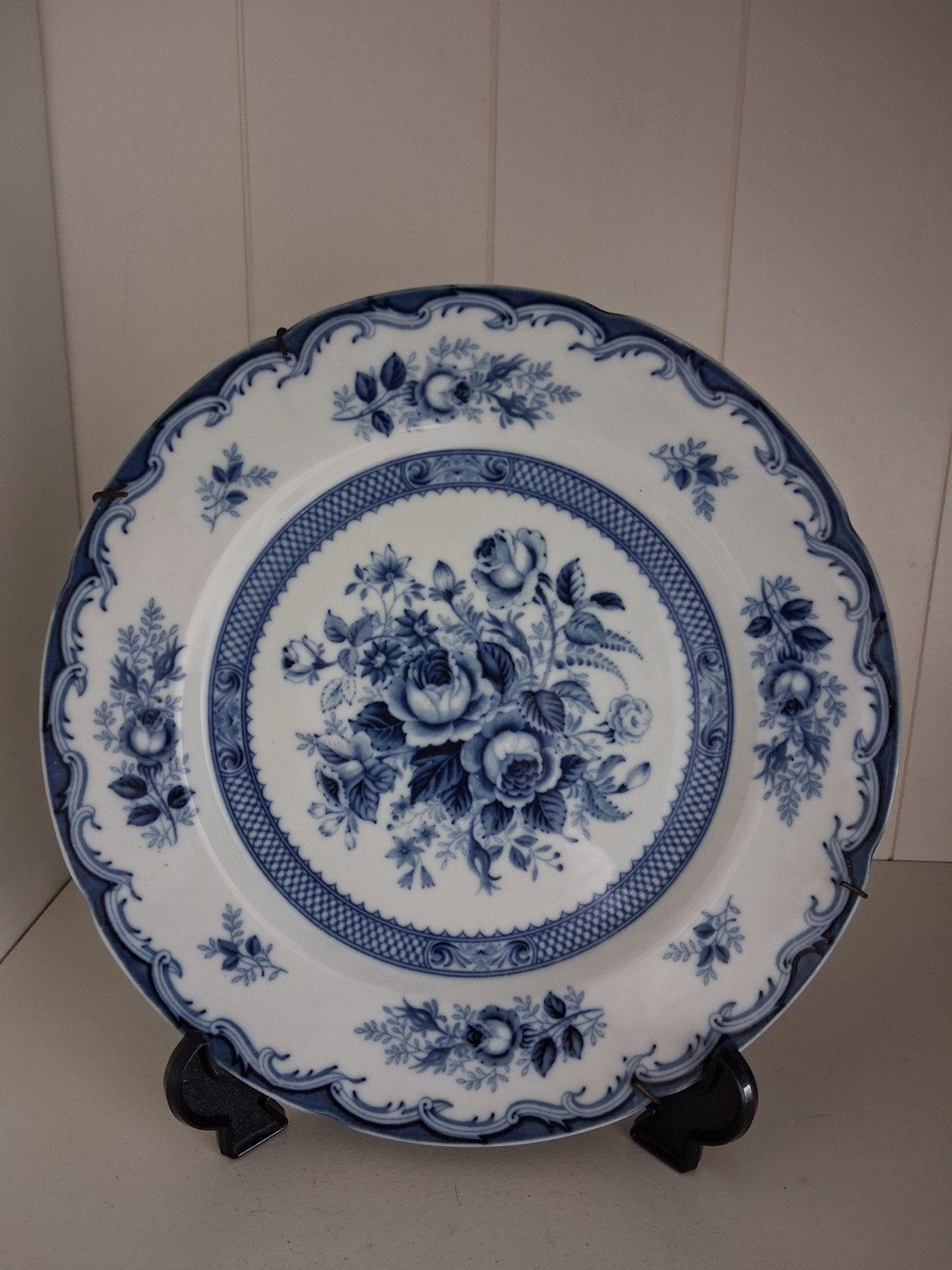Vintage Blue Rose Japan Sierbord 26cm, Ophalen of Verzenden