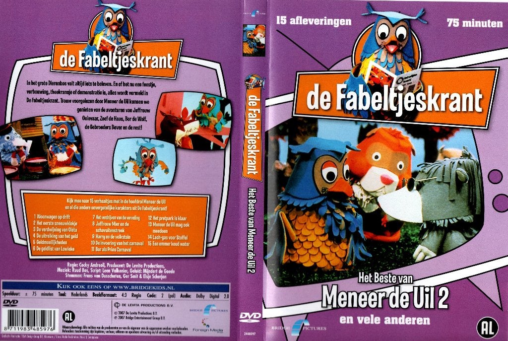 De Fabeltjeskrant, Het beste van Meneer de Uil 2, Alle leeftijden, Ophalen of Verzenden, Zo goed als nieuw