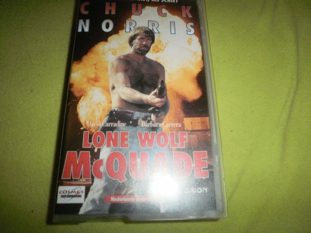 LONE WOLF Mc QUADE! Aktie Klassieker met C.Norris Op VIDEO!, Vanaf 16 jaar, Ophalen of Verzenden, Zo goed als nieuw, Actie en Avontuur