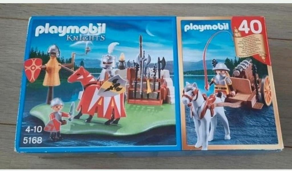 Playmobil 5168 knights - Riddertoernooi met kanontransport, Ophalen of Verzenden, Zo goed als nieuw