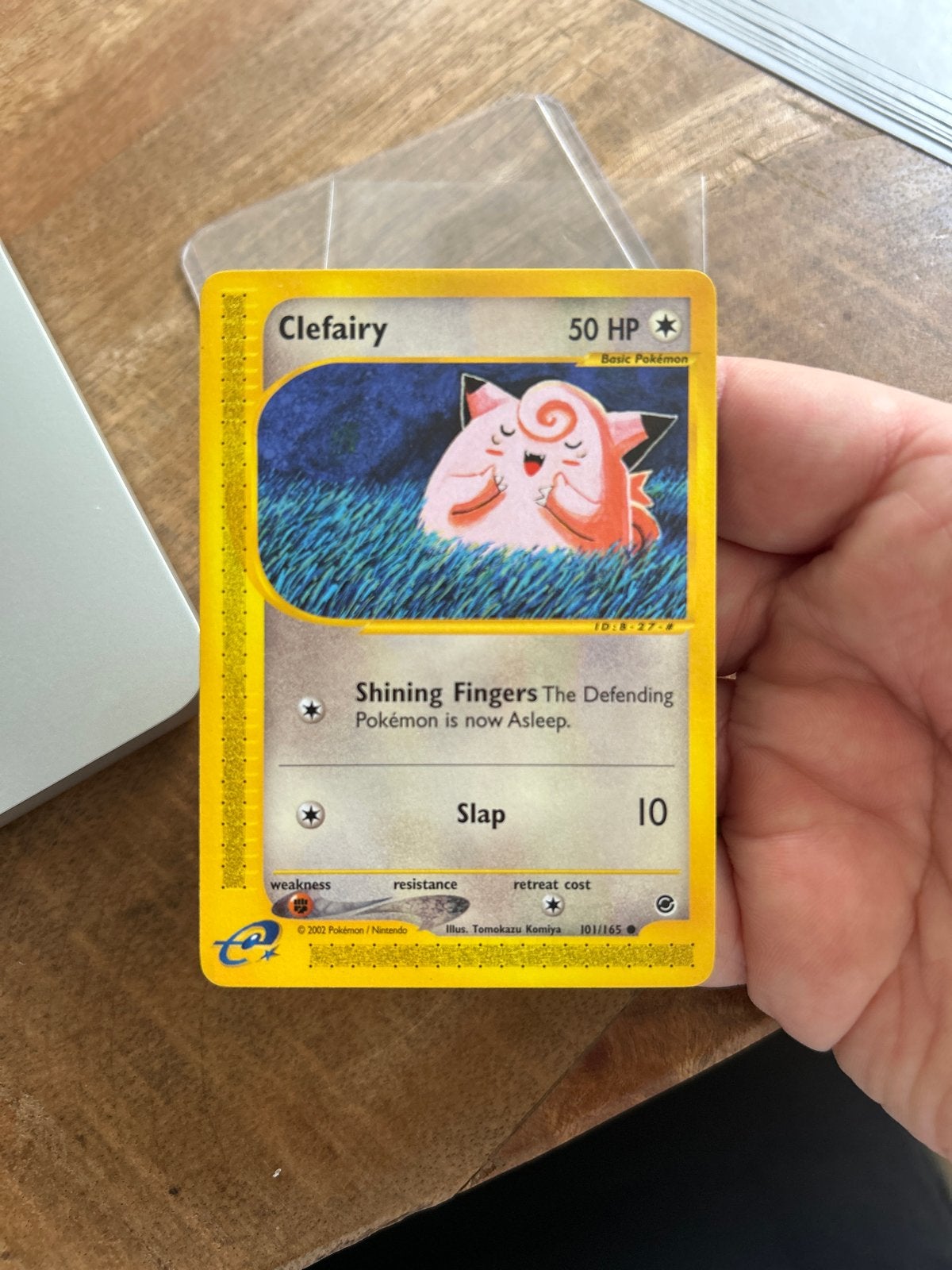 Clefairy 101/165 NM Expedition, Ophalen of Verzenden, Zo goed als nieuw, Losse kaart