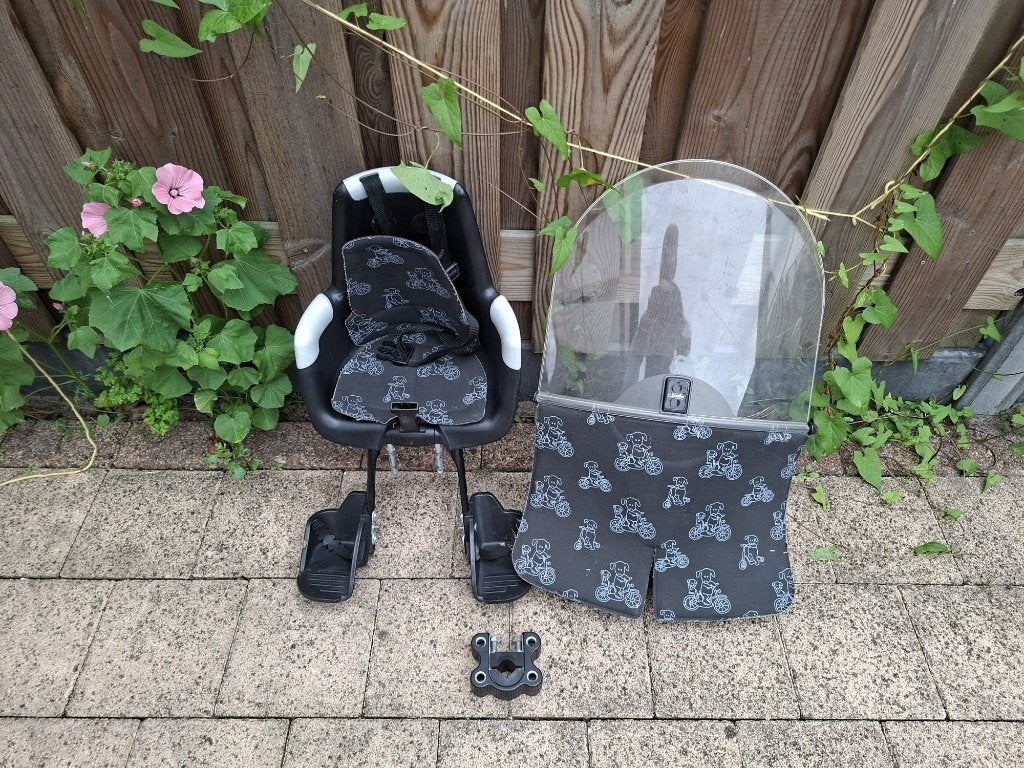 Bobike Mini+ kinderzitje voor voorop de fiets, Fietsen en Brommers, Fietsaccessoires | Fietsstoeltjes, Gebruikt, Voorzitje, 9 t/m 18 kg
