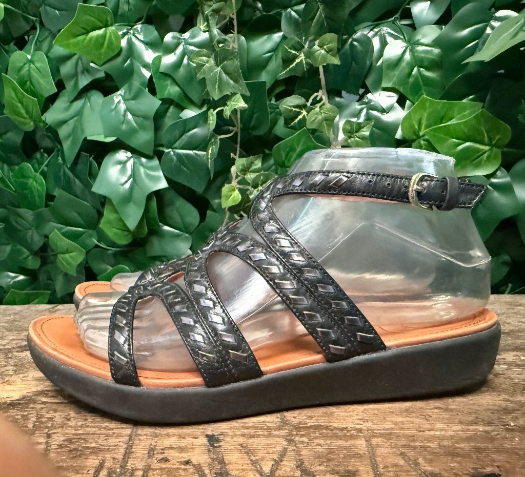 zo goed als nieuw prachtige sandalen van Fitflop maat 37, Fitflop, Zwart, Zo goed als nieuw, Fitflop