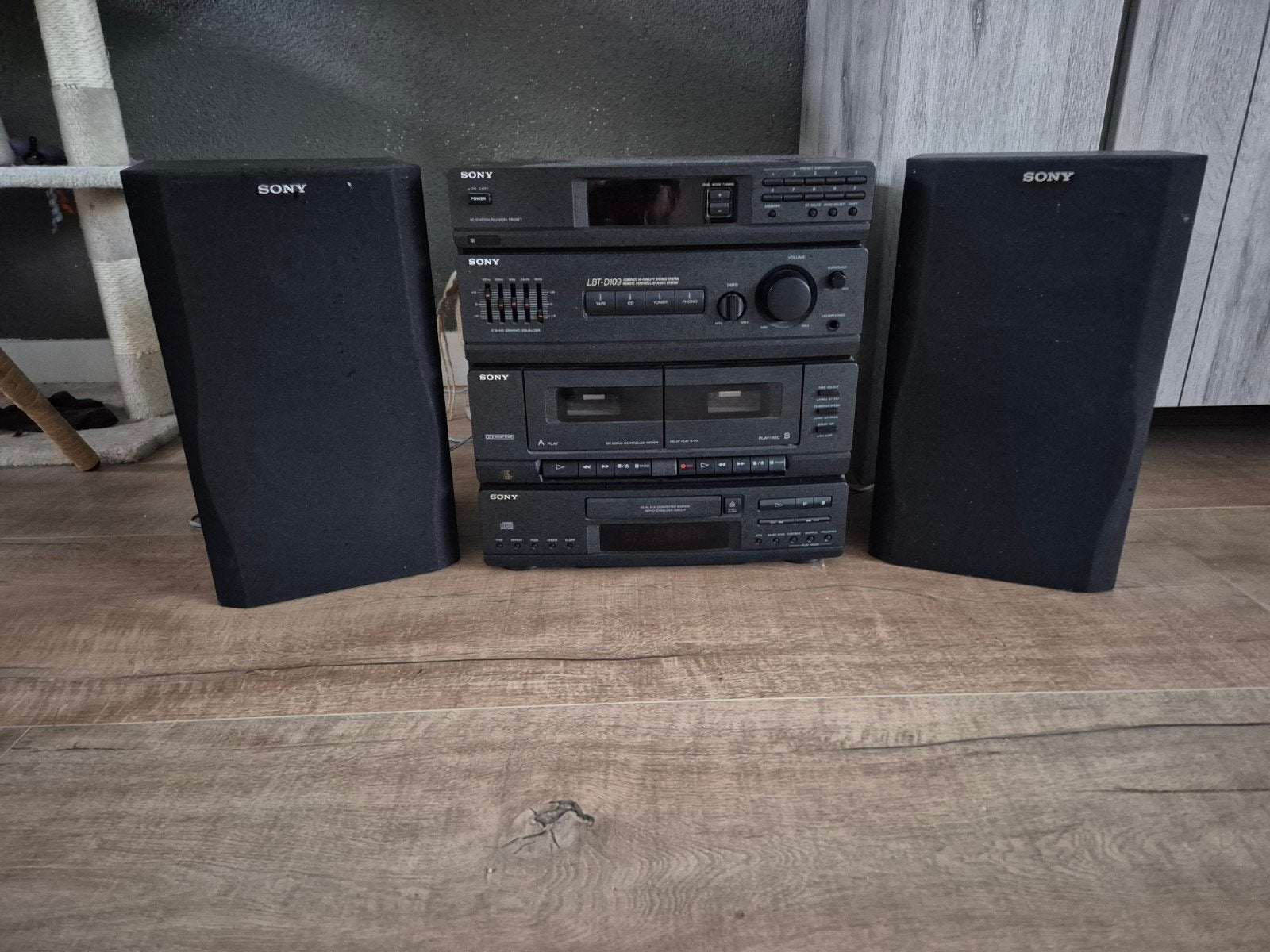 Originele Sony LBT-D109 HiFi Stereoset met SS-A109 Speakers, Ophalen of Verzenden, Sony
