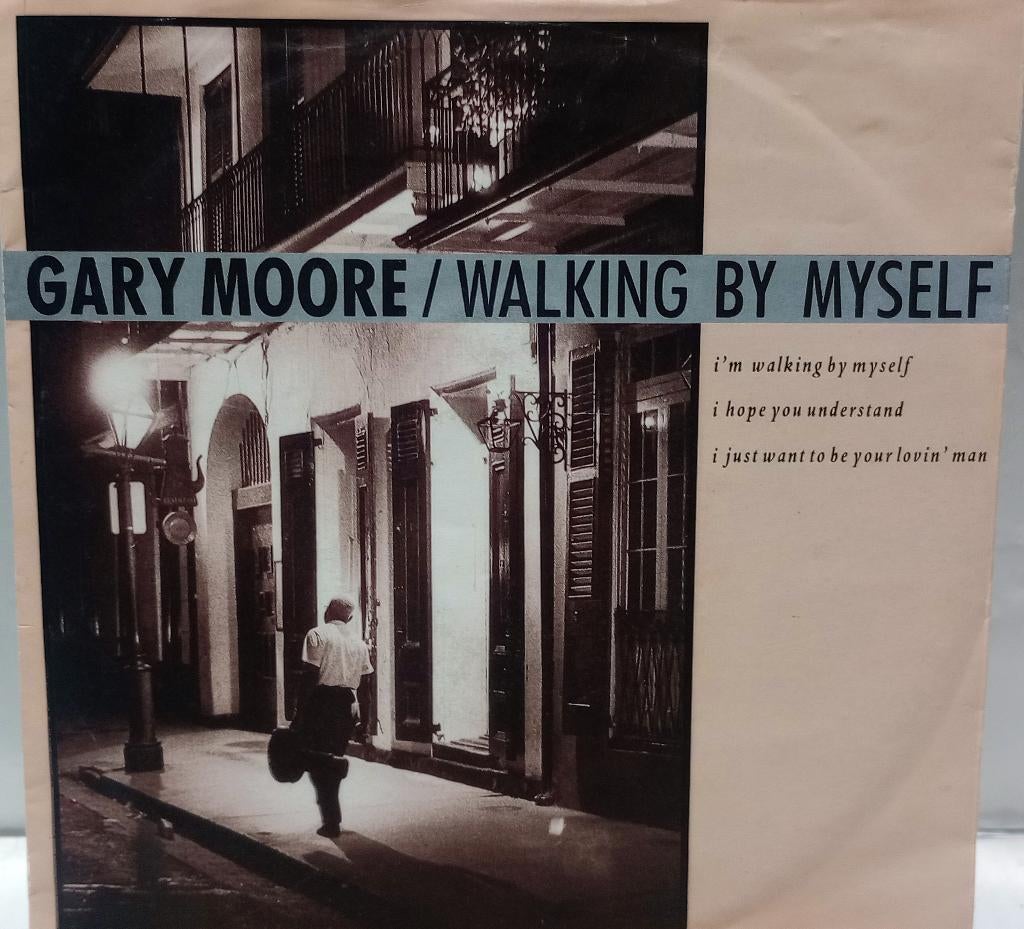 Gary Moore – Walking By Myself, Gebruikt, 1990 - 1999, 7 inch, Single