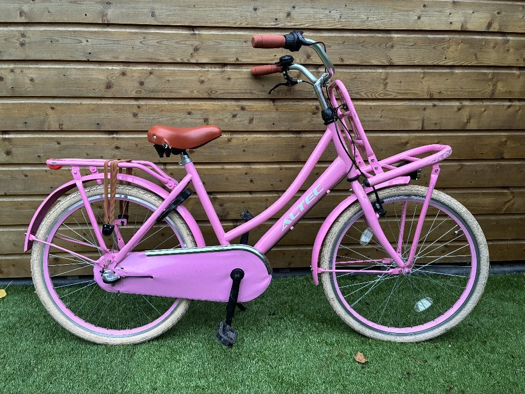 24 inch Altec Transportfiets roze Meisjes, Ophalen, Terugtraprem, Altec, Versnellingen