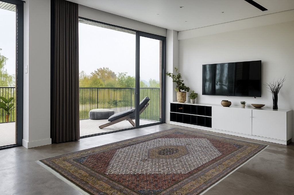 Perzisch tapijt - Bidjar - 347 x 248 cm - Handgeknoopt, -, -, 200 cm of meer, Zo goed als nieuw