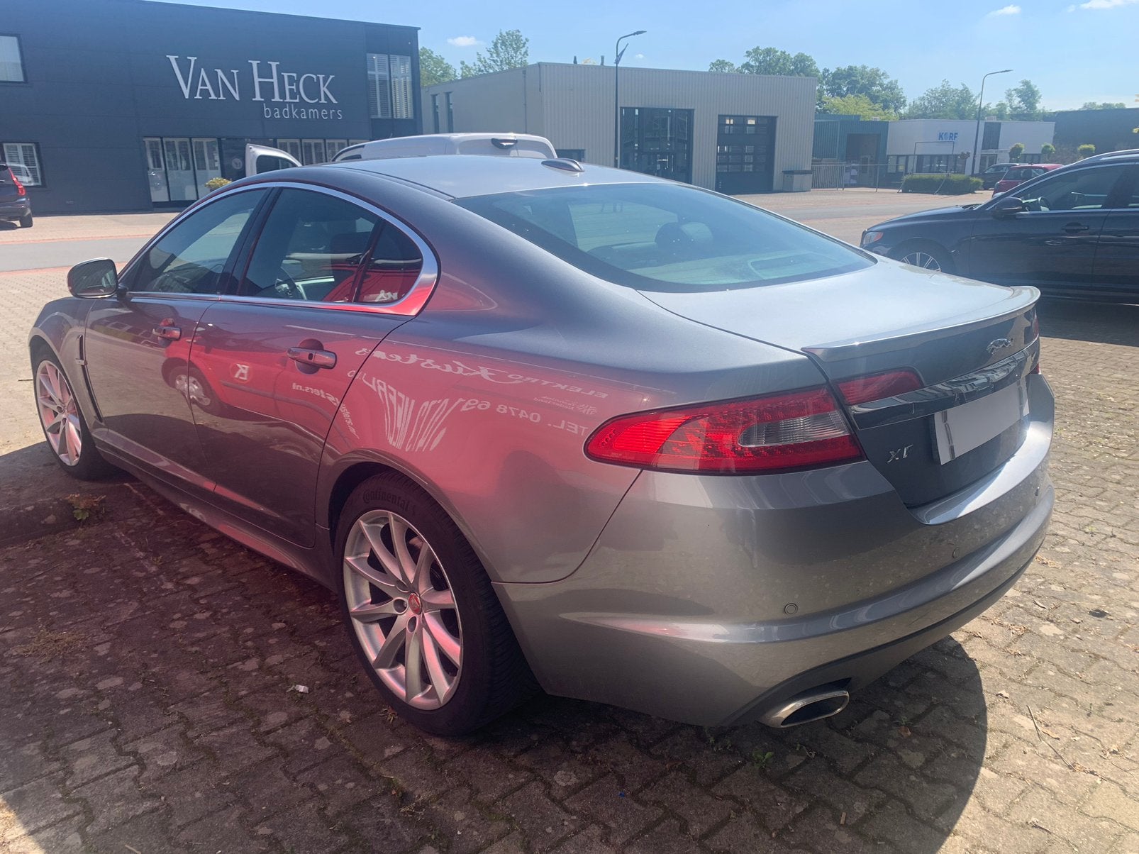 Jaguar XF 3.0 D V6 S AUT 2010 MOTORSCHADE 999,-, Auto's, Jaguar, Euro 5, Zwart, 2993 cc, 1850 kg