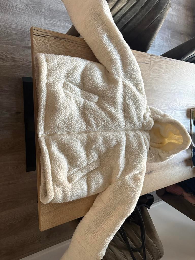 Amy & Ivy teddy jas maat L, Ophalen of Verzenden, Zo goed als nieuw, Beige