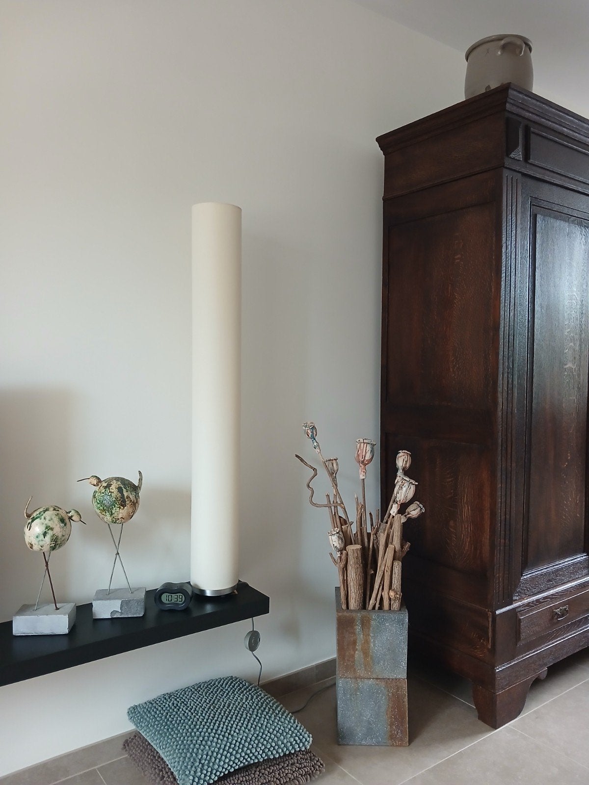 Mooie staande vloerlamp met kap., Ophalen, Zo goed als nieuw, 150 tot 200 cm