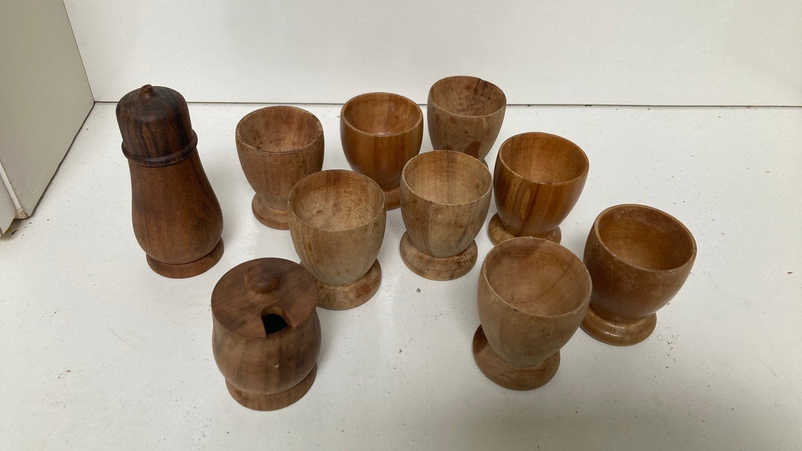 Inboedel verkoop jaren 60-70 rotan keuken spiegel mand glas, Huis en Inrichting, Ophalen of Verzenden, Zo goed als nieuw