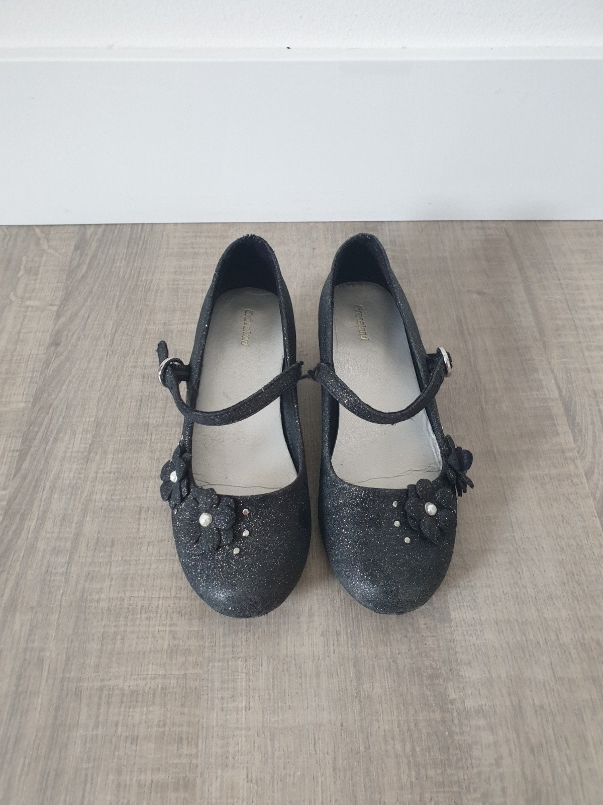 Graceland 30 hakjes meisje zwart glitter kinderschoen, Kinderen en Baby's, Babykleding | Schoentjes en Sokjes, Meisje, Graceland