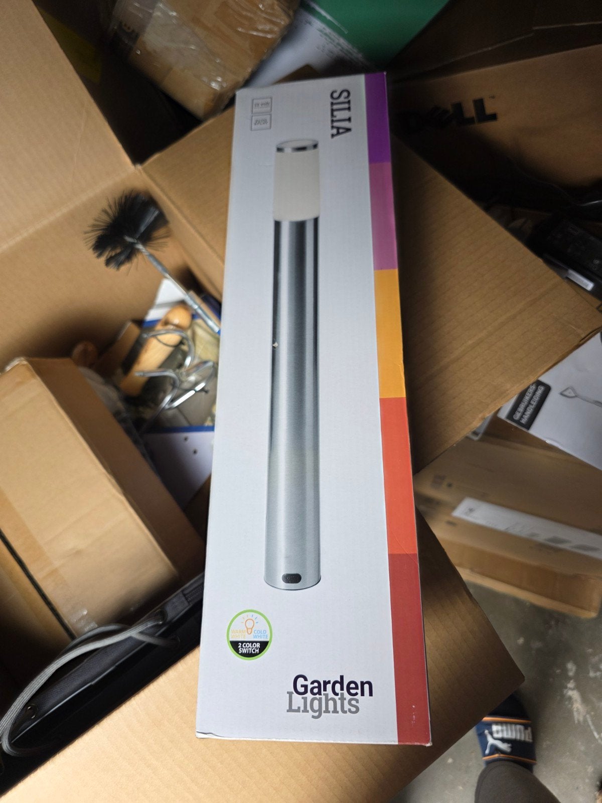 Silia Garden Lights - Buitenlamp met 2 kleuren switch, Minder dan 50 watt, Overige typen, Ophalen of Verzenden, Netvoeding
