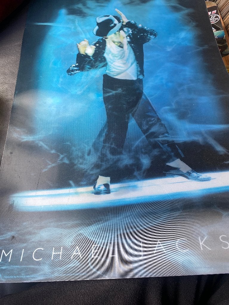 Michael Jackson 3D Poster - King of Pop, Verzamelen, Posters, Gebruikt, Muziek, A1 t/m A3, Rechthoekig Staand, 3D, Ophalen of Verzenden