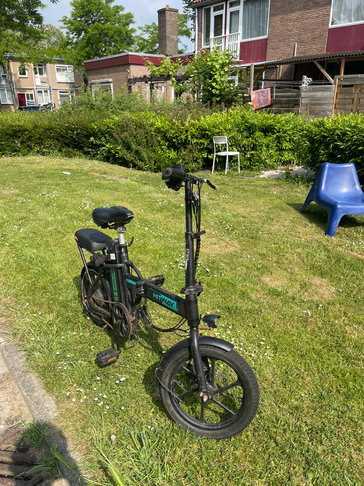 Hitway bk5 zwart-groen, Fietsen en Brommers, Fietsen | Driewielfietsen, Ophalen, Zo goed als nieuw