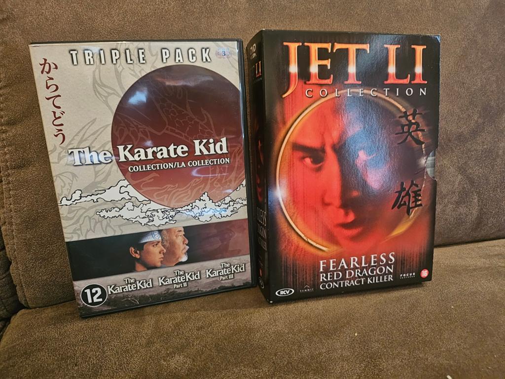 Jet Li Collection & The Karate Kid Collection DVD's, Vanaf 12 jaar, Ophalen of Verzenden, Gebruikt, Boxset