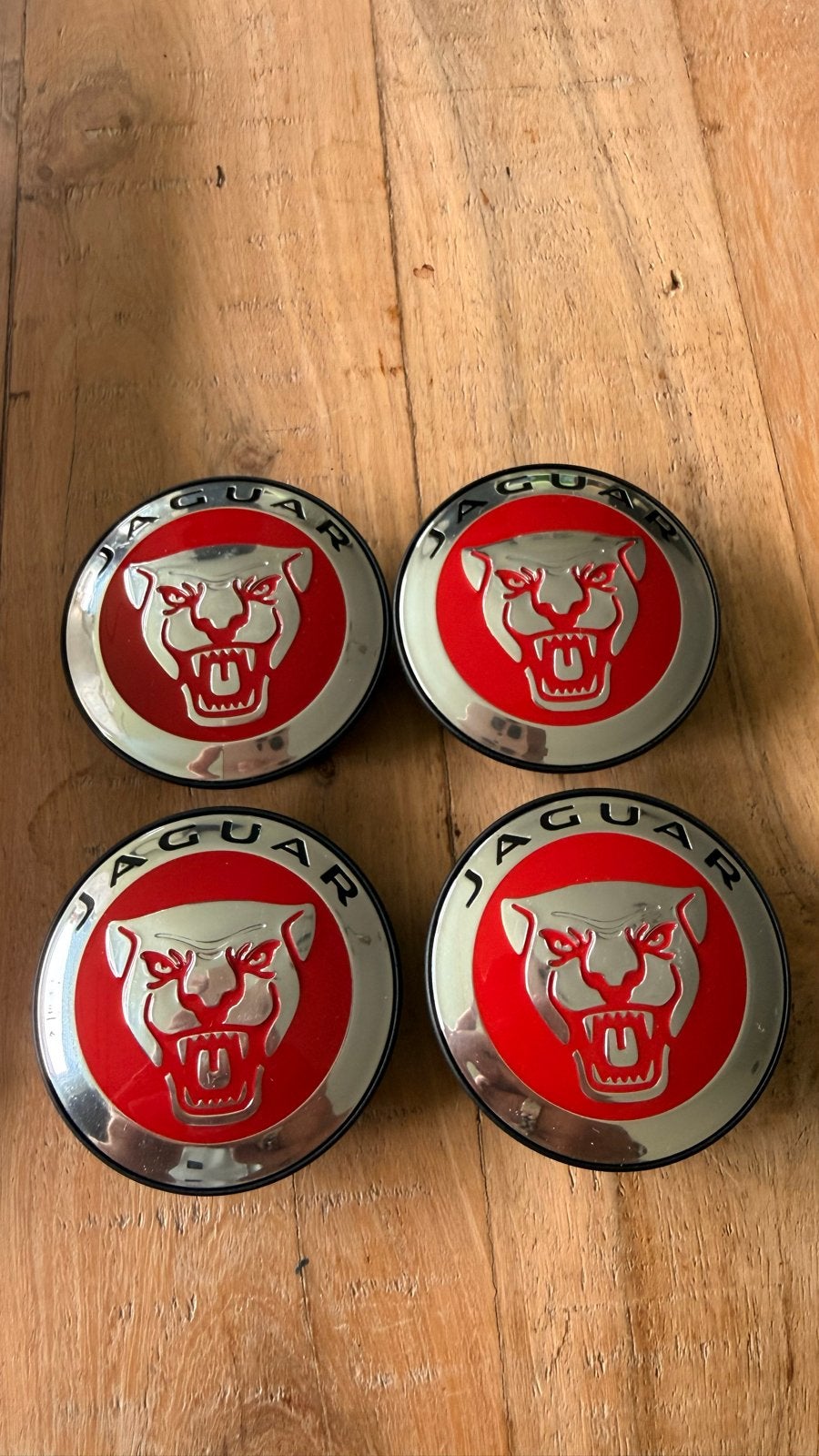 Originele nieuwe Jaguar naafdoppen 58’5 mm (set van 4), Auto diversen, Wieldoppen, Ophalen of Verzenden, Nieuw