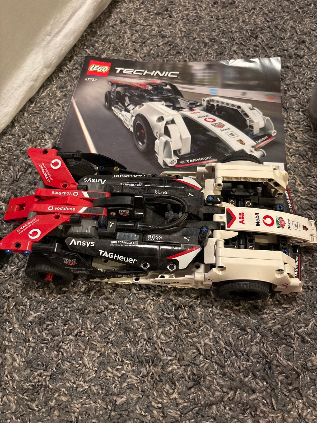LEGO Technic Formula E Porsche 99X Electric (42137), Ophalen of Verzenden, Zo goed als nieuw, Overige merken