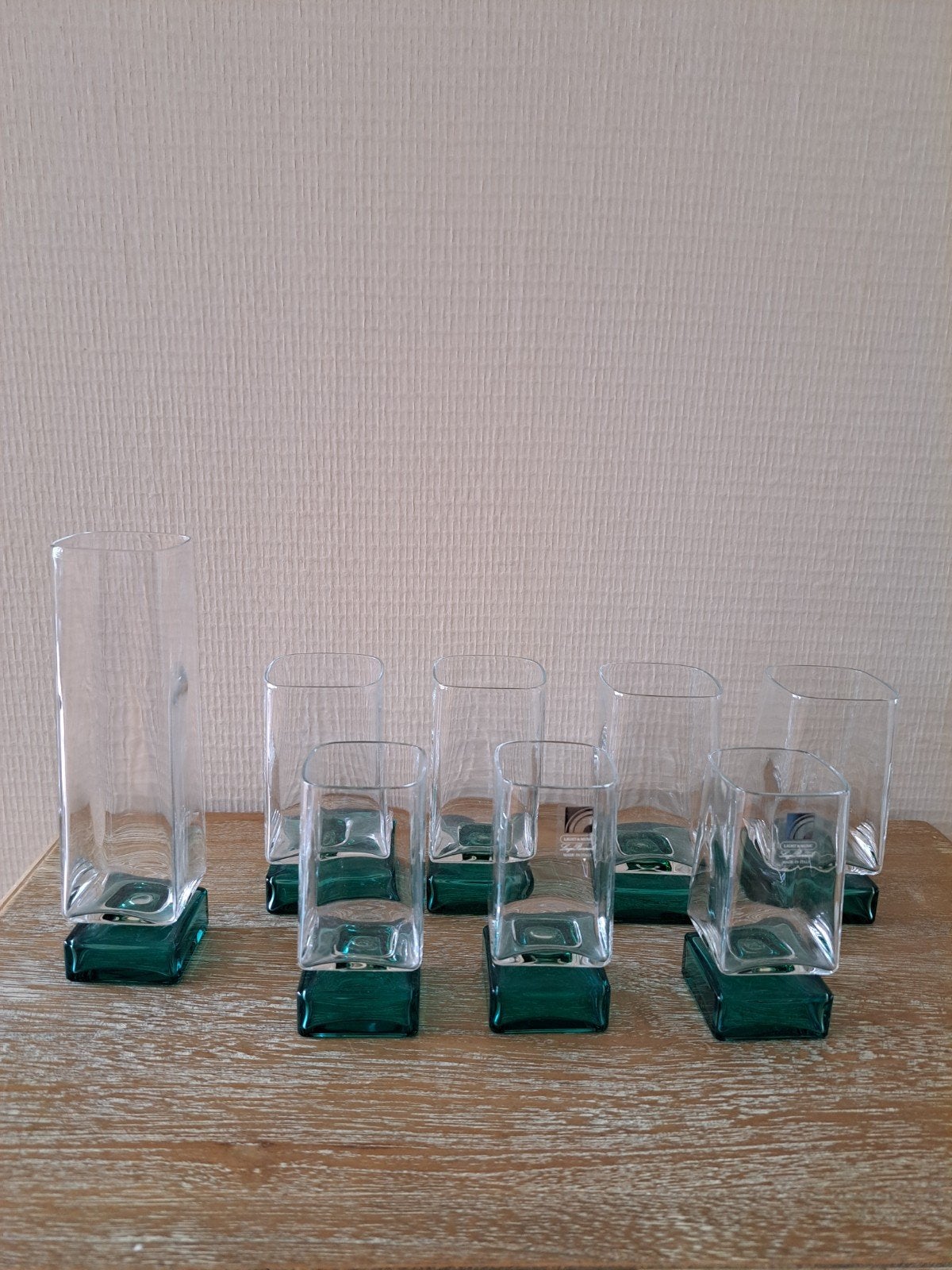 Vintage 'Monet' glazen Light & Music van Luigi Bormioli, Ophalen of Verzenden