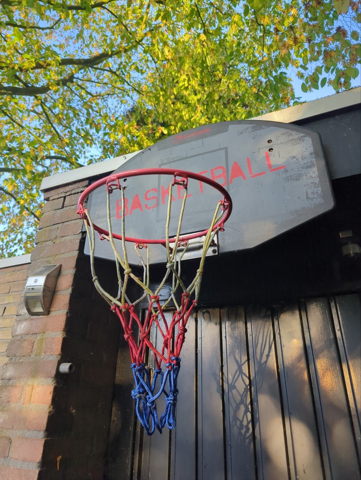 Basketbalring met bord - Garlando, Ophalen, Gebruikt, Ring, Bord of Paal