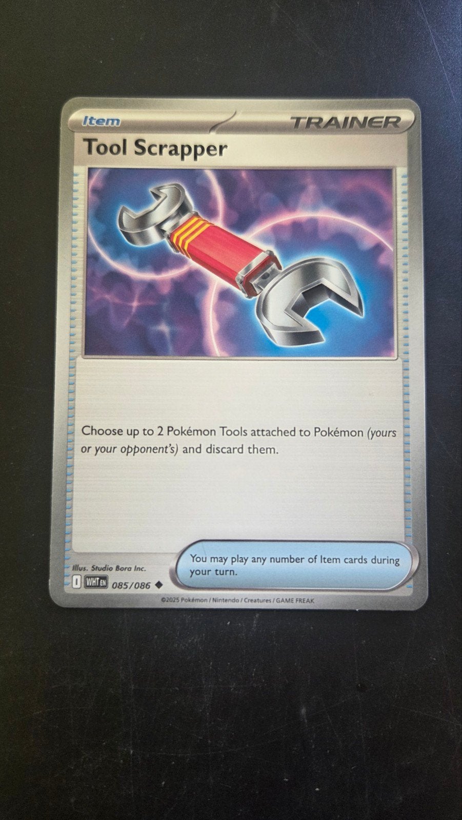 Pokémon TCG: Tool Scrapper 085/086 White Flare (Alleen verze, Verzenden, Zo goed als nieuw, Losse kaart