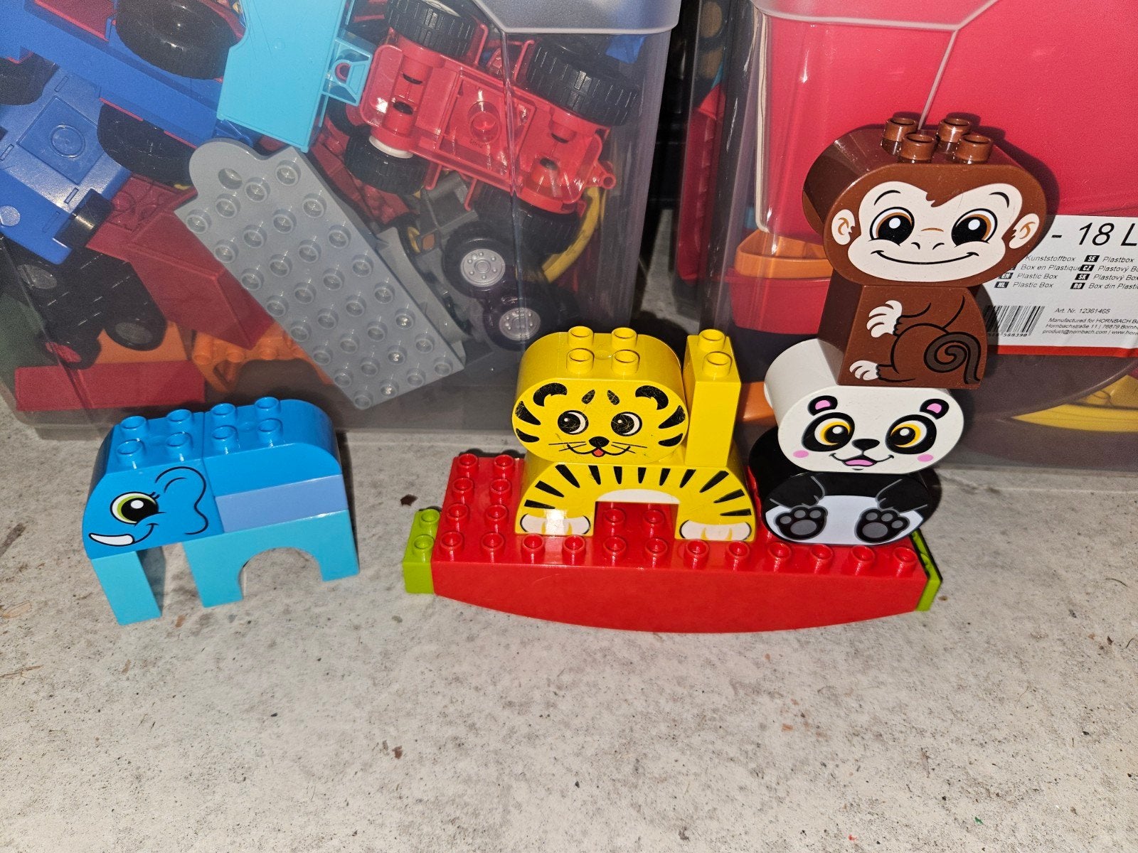 Duplo 10884 Mijn eerste balancerende dieren, Kinderen en Baby's, Lego, Denemarken, Ophalen of Verzenden, Zo goed als nieuw