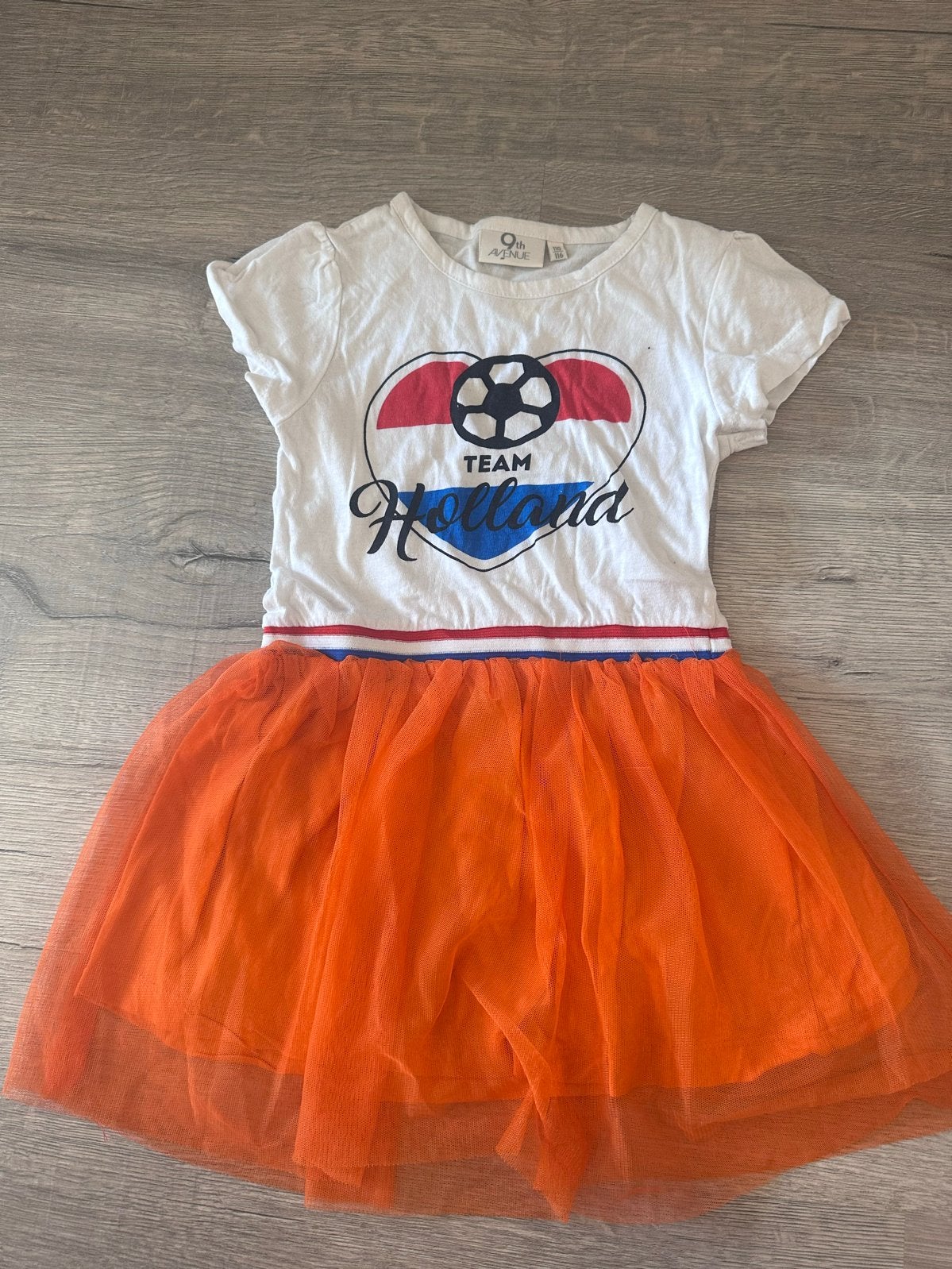 Oranje Holland Team Jurkje - Meisjes Voetbal Jurk, Kinderen en Baby's, Kinderkleding | Overige, Ophalen of Verzenden, Gebruikt