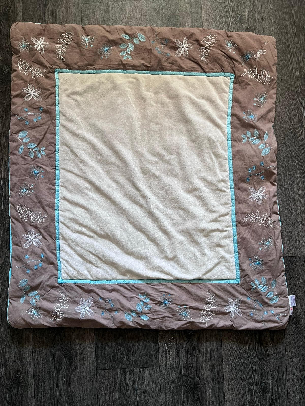 Boxkleed blauw/bruin, Ophalen of Verzenden, Gebruikt