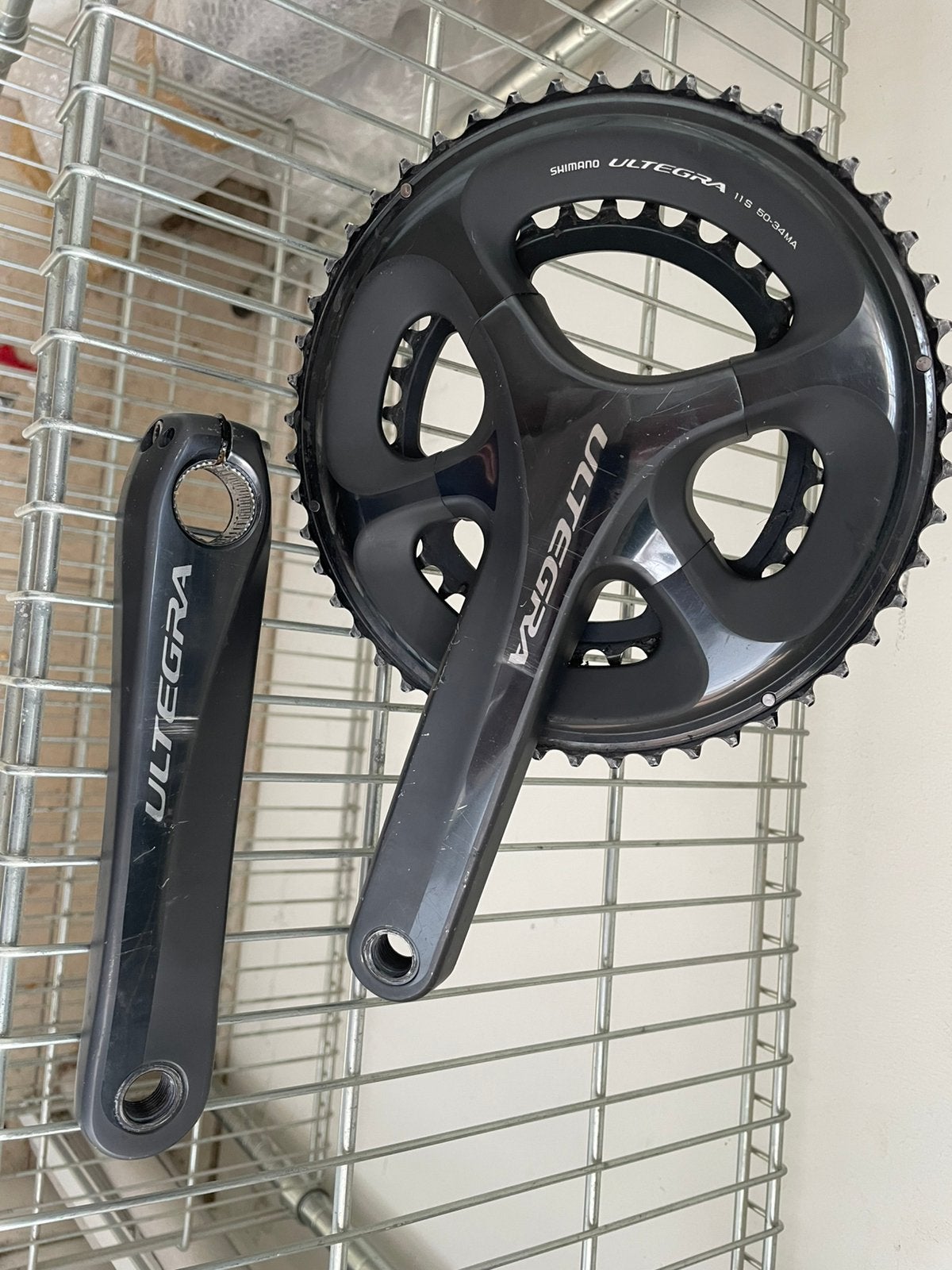 Shimano Ultegra Crankset, Ophalen, Gebruikt, Racefiets, Crankstel of Pedalen