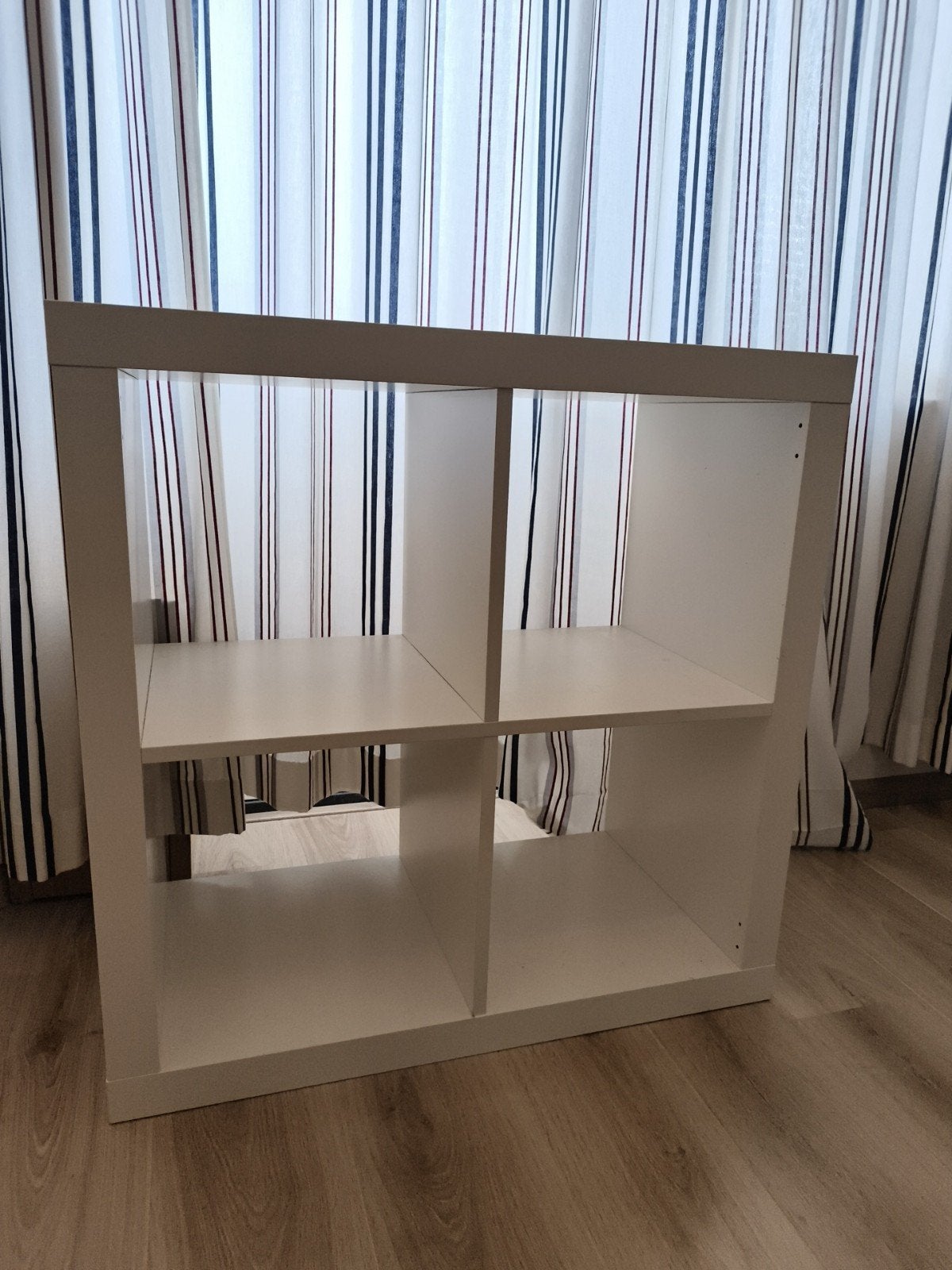 Witte Kallax kast met 4 vakken, Ophalen, Gebruikt
