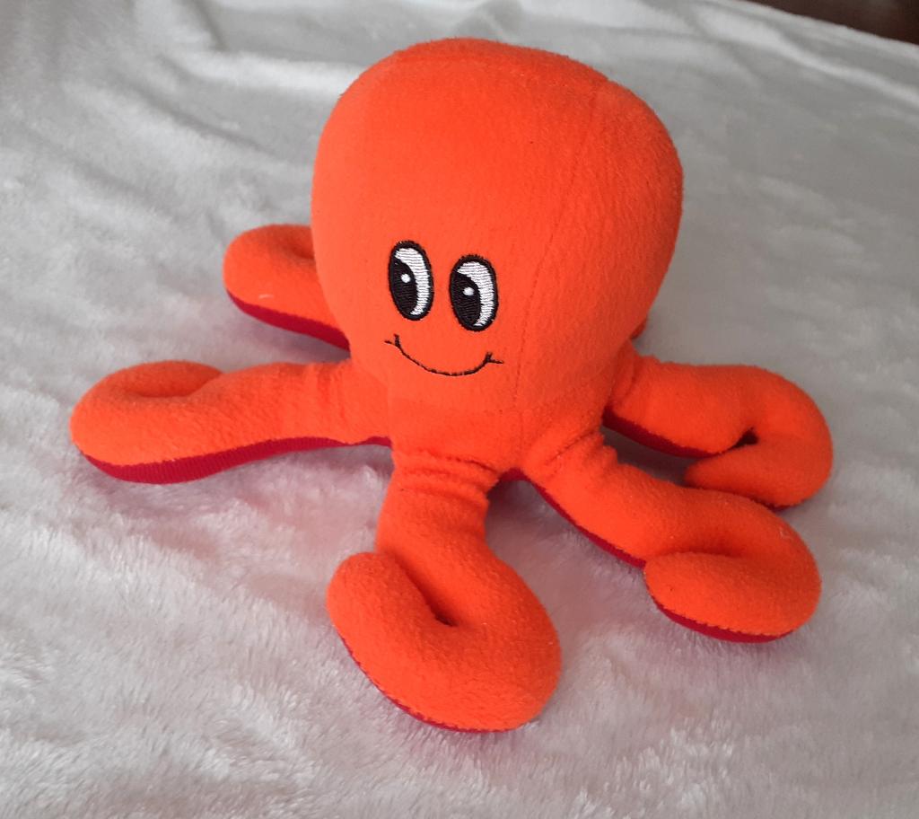knuffel oranje octopus, Ophalen of Verzenden, Nieuw, Overige typen
