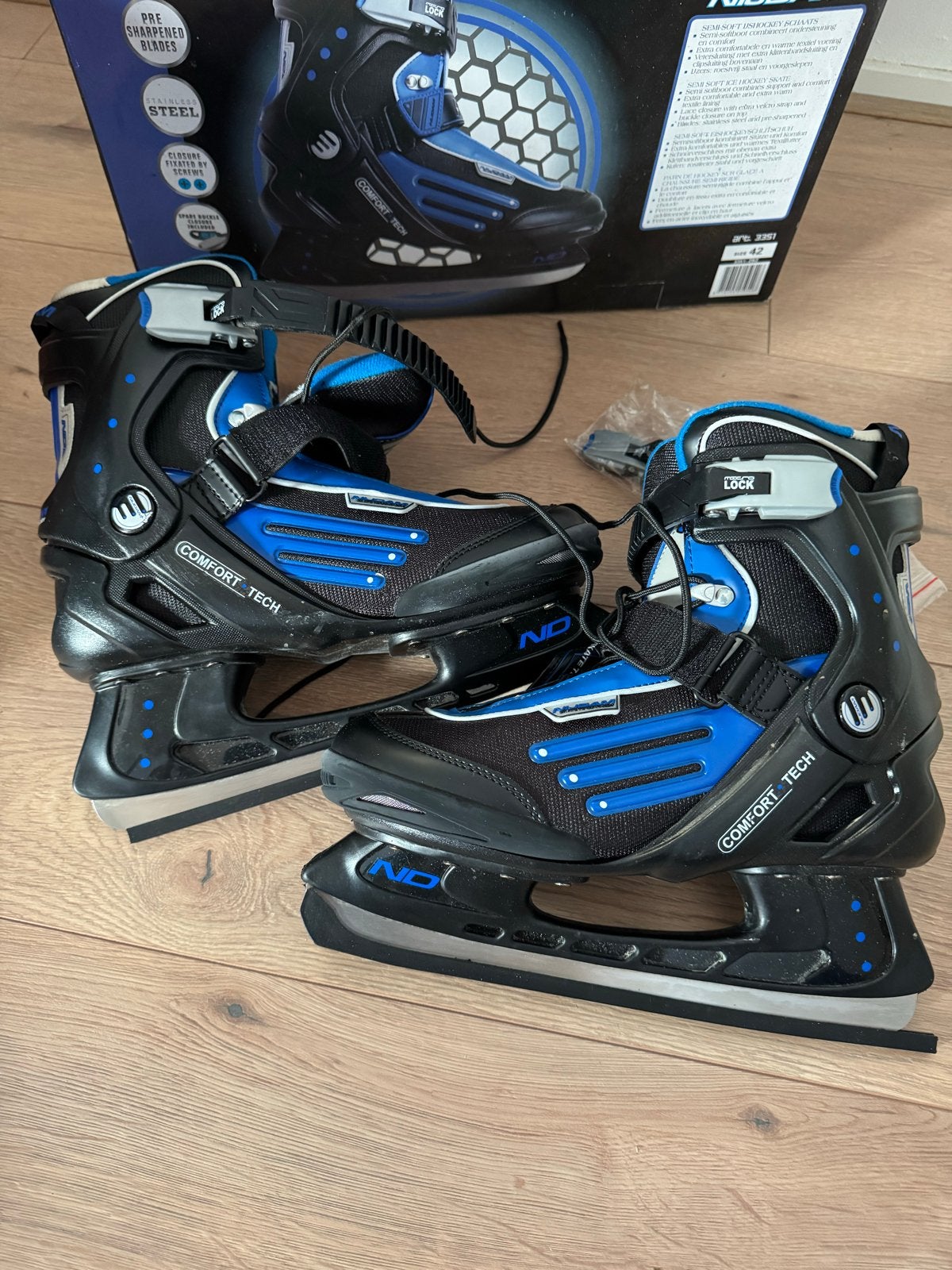 Nijdam IJshockeyschaatsen - Maat 42, Sport en Fitness, Ophalen, Gebruikt, IJshockeyschaatsen, Nijdam