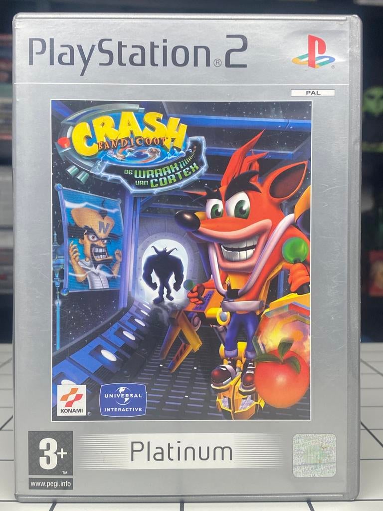 Crash Bandicoot The Wrath of Cortex - Platinum PS2 Game, Avontuur en Actie, Www.konami.com, 1 speler, Ophalen of Verzenden