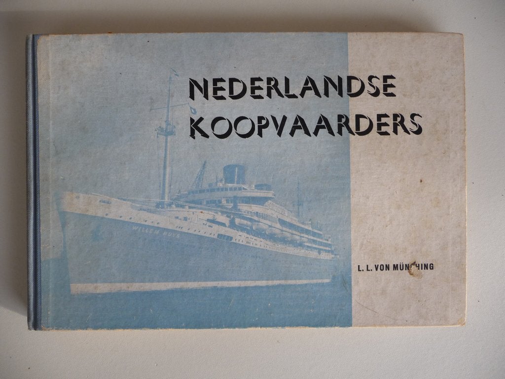 boek NEDERLANDSE KOOPVAARDERS - L.L. VON MUNCHING, 1948, Ophalen of Verzenden, Gebruikt, Boek of Tijdschrift