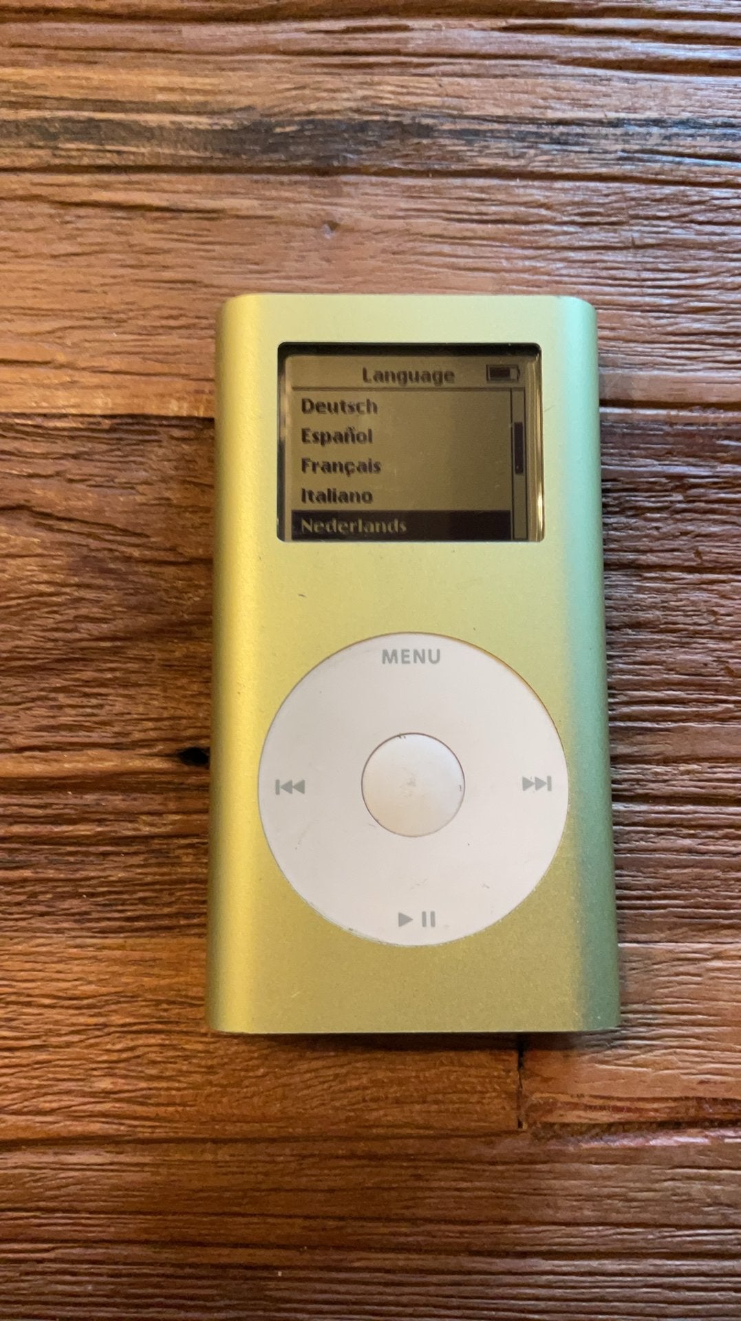Vintage Apple iPod mini 1e Generatie – 4GB Groen (Metallic), Ophalen of Verzenden, Gebruikt, Groen