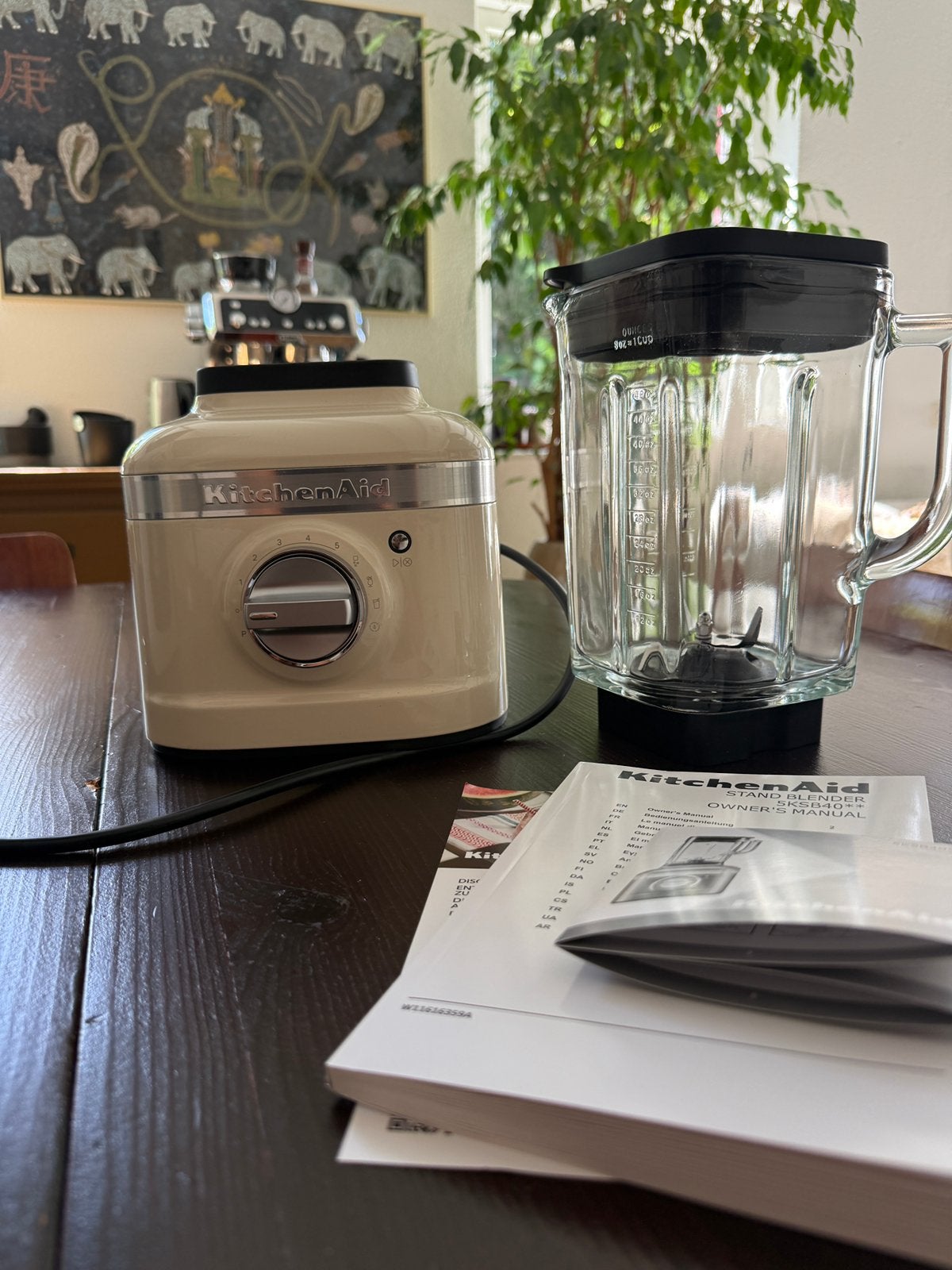 KitchenAid blender K400 | Crème/beige | Nieuw in doos, Ophalen, Nieuw, Blender