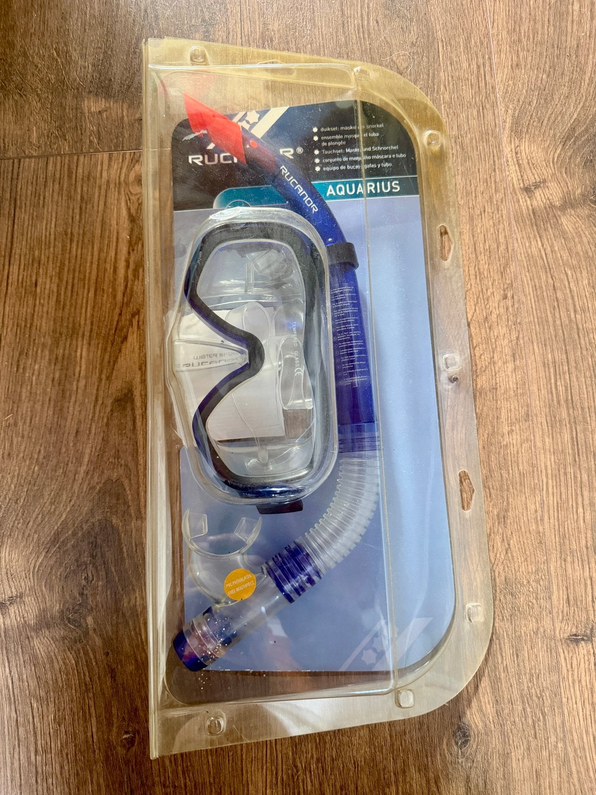 Rucanor Aquarius SR Duikset - Masker & Snorkel NIEUW, Ophalen of Verzenden, Nieuw, Duikbril of Snorkel