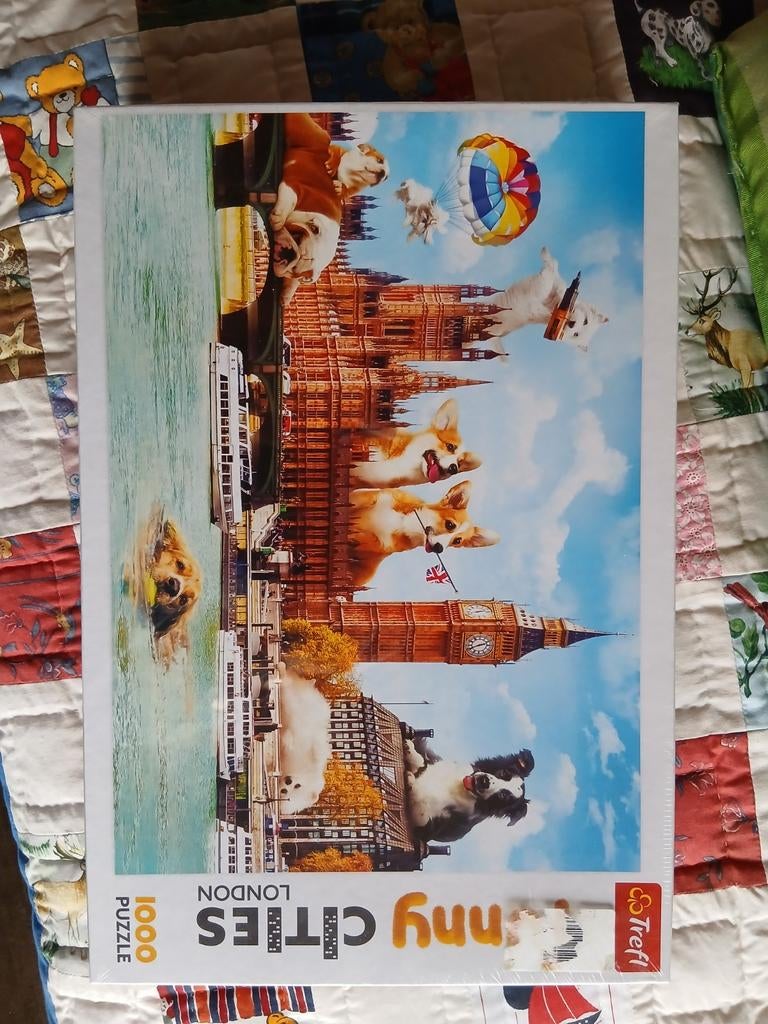 Funny Cities London 1000 stukjes puzzel, Ophalen of Verzenden