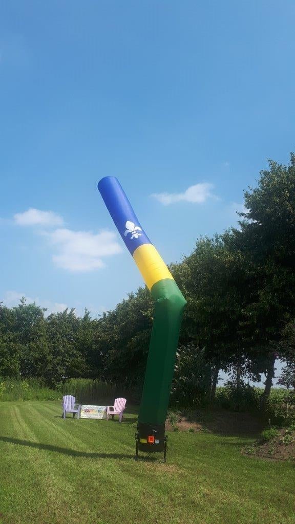 provincie Flevoland skytube van 6 meter, Skytubes Shop, Ophalen of Verzenden, Nieuw, Feestartikel, Overige