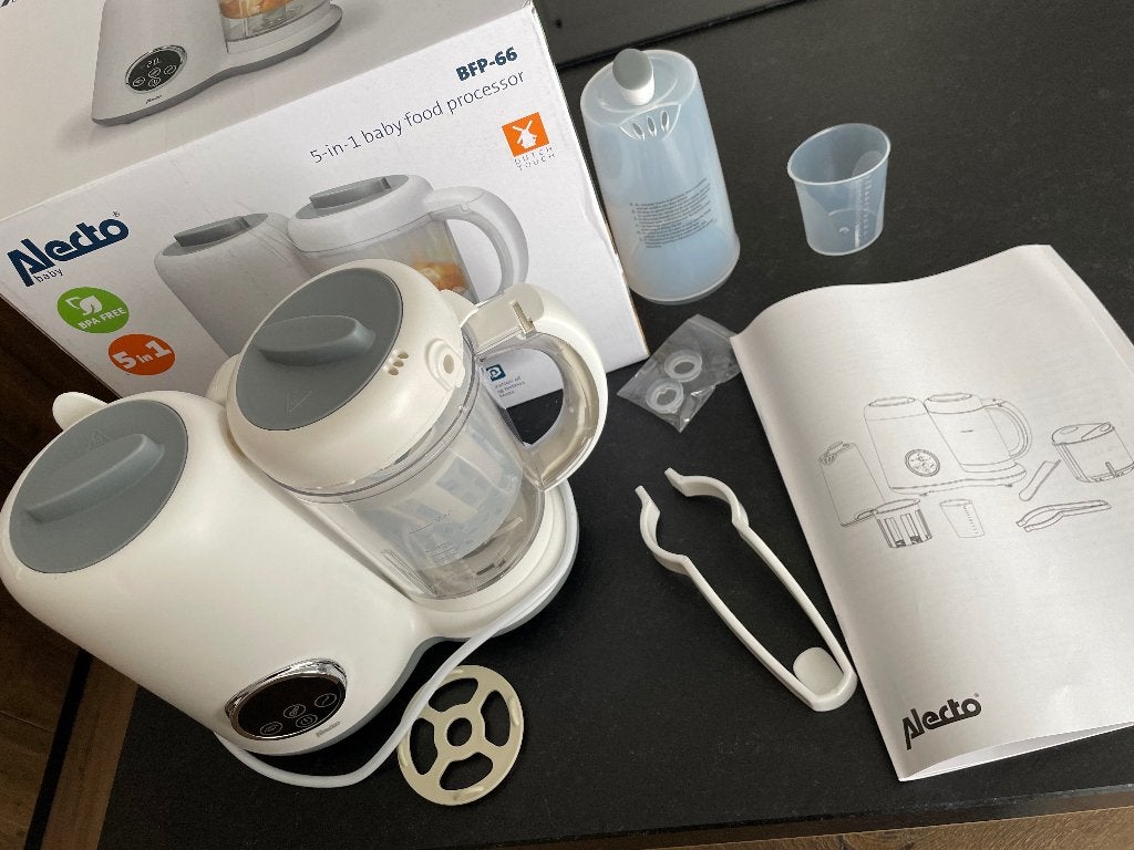 Alecto foodprocessor 5 in 1, Kinderen en Baby's, Babyvoeding en Toebehoren, Alecto, Stoomfunctie, Ophalen of Verzenden, Zo goed als nieuw