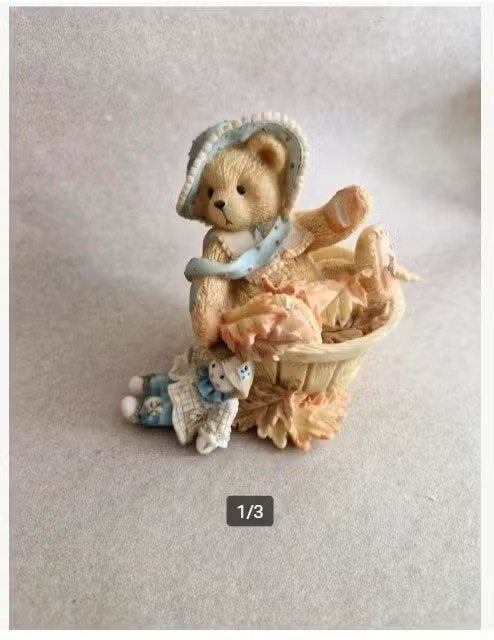 Pat in badkuip, beren beeldje hh, Onbekend, Cherished Teddies, Onbekend, Cherished Teddies