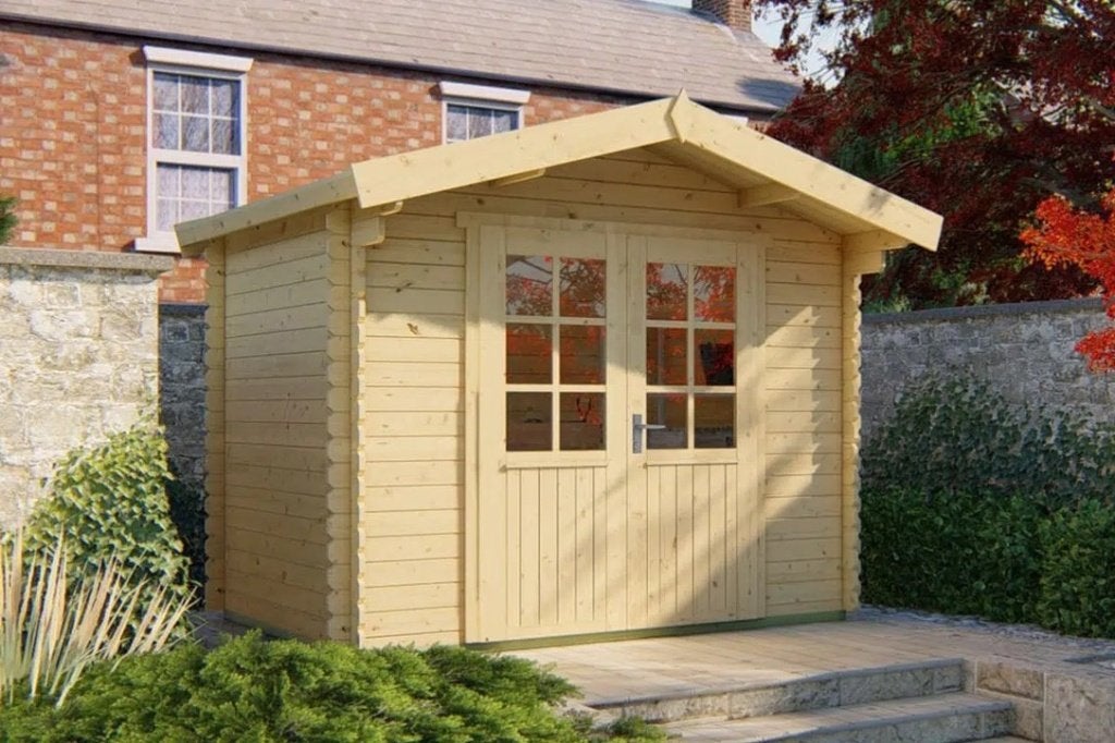 Nieuw geimpregneerd compleet tuinhuisje, bouwpakket 292x200, Ophalen, Nieuw, Overige typen