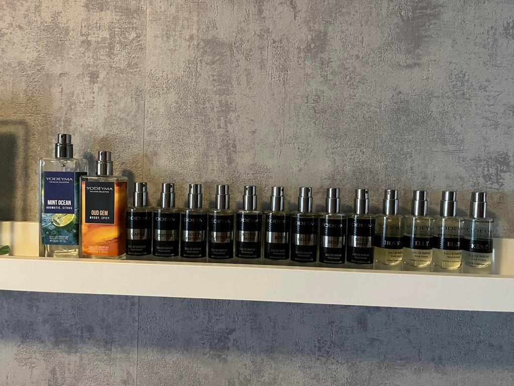 Yodeyma heren parfums 15ML, Sieraden, Tassen en Uiterlijk, Ophalen of Verzenden, Zo goed als nieuw