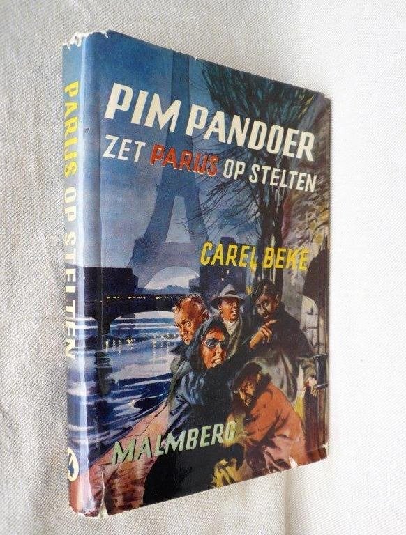 Pim Pandoer 4 zet Parijs op stelten. Carel Beke. 1956., Gelezen, Ophalen of Verzenden, Fictie, Carel Beke